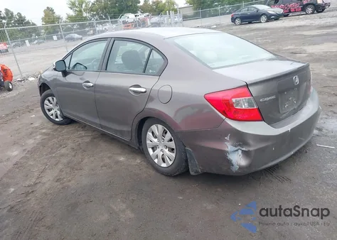 2012 Honda Civic Lx из США, поврежденный, VIN 2HGFB2E5XCH514315